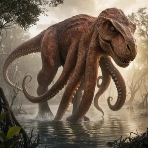 Octopus + Tyrannosaurus rex